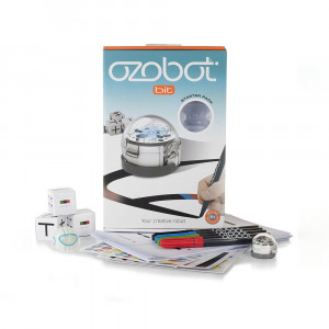 Ozobot 2.0 Bit Starter Pack, Crystal White