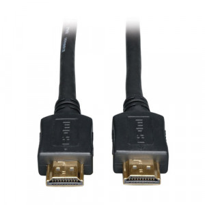 Black Tripp Lite P568-025 25-ft High Speed v1.3 HDMI Gold Digital Video Cable