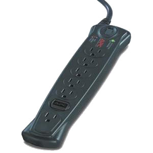 Charcoal APC P74 SurgeArrest Essential 7 x NEMA 5-15R Outlets Surge Suppressor