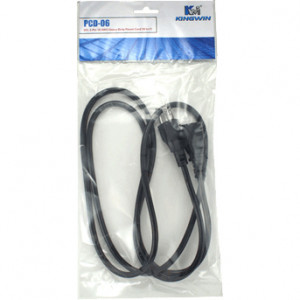 Kingwin 6Ft. 3-Pin 18 AWG Heavy-Duty Power Cord (M to F), Model: PCD-06