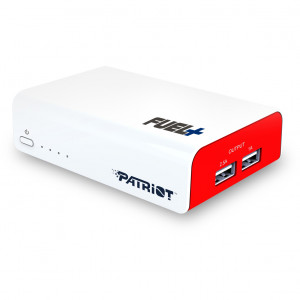 Patriot FUEL+ 9000 mAh Power Bank Mobile Rechargeable Battery PCPB90002 for Tablets, Smartphones and MP3 Players