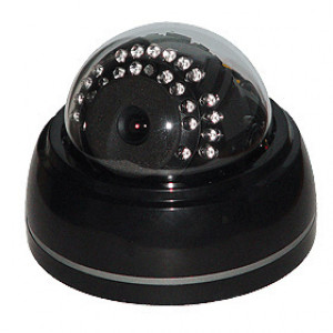 CCTVSTAR 24 pcs IR LEDs Internal Dome Camera PD-700HI-B, 3.6mm Fixed Lens, 700 TV Lines, 3-Axis, 1/3
