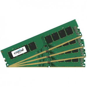 Crucial CT4K16G4DFD824A 64GB(4 x 16GB) DDR4-2400 Quad Channel Desktop Memory