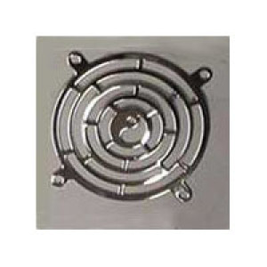 Plated Steel 120mm Fan Grills Yin Yang Chrome