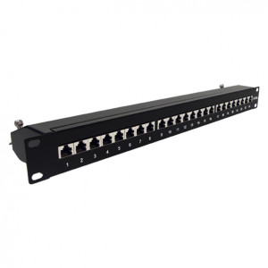 CAT6A Shielded 24 Ports Patch Panel PP2A-4985/24S