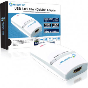 Prudent Way USB 3.0/2.0 to HDMI/DVI Display Adapter