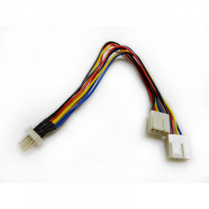 EverCool 6in PWM Y Cable 1 Male to 2 Female, Model: PWM-1M/2F