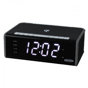 Spectra Jensen QiCR-200 Clock Radio with Qi Charging