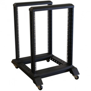 Norco 15U 4 Post Open Frame Steel Rack