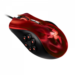 Razer Naga Hex MOBA PC Gaming Mouse RZ01-00750200-R3U1, Red