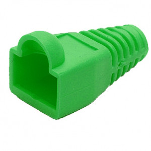 Green RJ45 Snagless Boots for RJ45, Model: RJ45SB-GRN