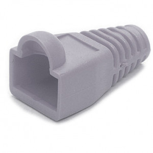 Gray RJ45 Snagless Boots for RJ45, Model: RJ45SB-GRY