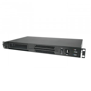 Black Athena Power RM-1U100D308 Aluminum/Steel 1U Rackmount Server Case, w/ 80 PLUS Bronze Certified