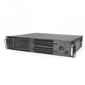 Black Athena Power RM-2U200H47 Aluminum/Steel 2U Rackmount Server Case