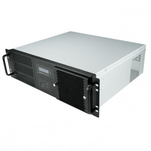 Athena Power RM-3UD370S608 Steel 3U Rackmount Server Case (Black)