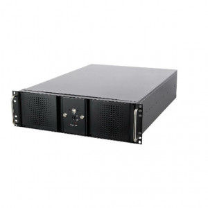 Athena Power RM-DD3U36E808 3U Rackmount Server Case (Black), 6 x 5.25in External Bay & Dual Locking 