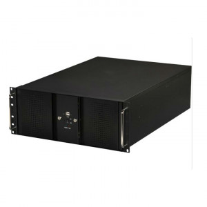 Athena Power RM-DD4U48E758 4U Rackmount Server Case (Black), 8 x 5.25in External Bay & Dual Locking 
