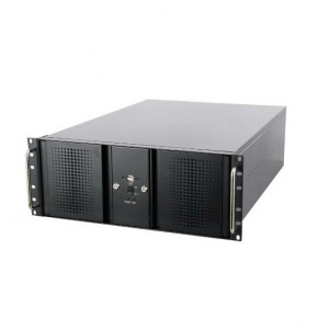 Athena Power RM-DD4U48E808 4U Rackmount Server Case (Black), 8 x 5.25in External Bay & Dual Locking 