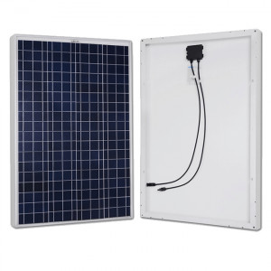 Renogy 100W Polycrystalline Solar Panel, Model: RNG-100P.