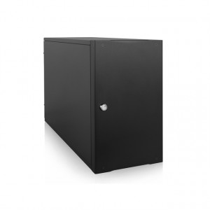 Black iStarUSA Compact Stylish 7x 5.25-in Bay mini-ITX Tower S-917