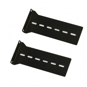 Norco SA-3202 2U Mounting Brackets for Open Post Rack, 7.7-inch x 3.5-inch.