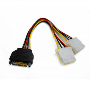 EverCool SATA Power to Two 4 Pin power Cable