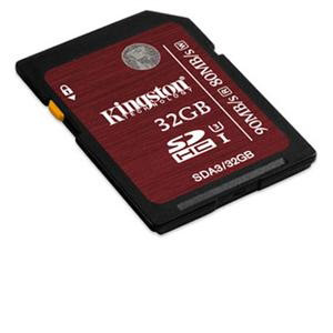 Kingston 32GB Class 3/UHS-I Secure Digital High Capacity (SDHC) Flash Card