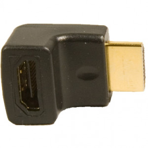 Syba HDMI Male to HDMI Female 90 degree L-shaped Adapter, P/N: SD-HMM-HMF-L