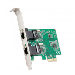 Syba SD-PEX24041 2-port Gigabit Ethernet PCIe x1 Card