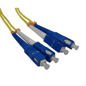 2-Meter (6.56 Feet) SC-SC Single Mode Duplex 9/125 Fiber Patch Cable