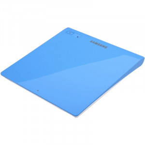 Samsung SE-208GB/RSLD USB2.0 Slim External DVD Writer, USB3.0 Compatible, Blue