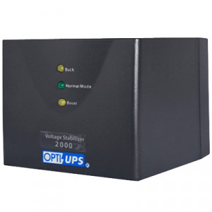 OPTI-UPS Stabilizer Series 2000 Voltage Regulator, 1000Watts, Automatic Voltage Regulator (AVR), LED