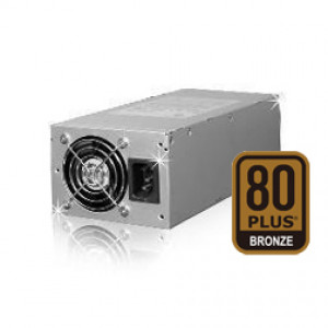 Dynapower 500W 2U Single High Efficiency Server Power Supply, 80 PLUS Bronze, Active PFC, 1 x 60mm D