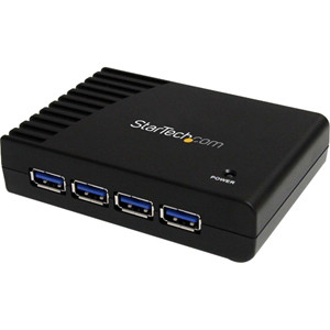 StarTech.com 4 Port SuperSpeed USB 3.0 Hub ST4300USB3 (Black)