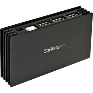 StarTech.com 7 Port Compact USB 2.0 Hub (Black)