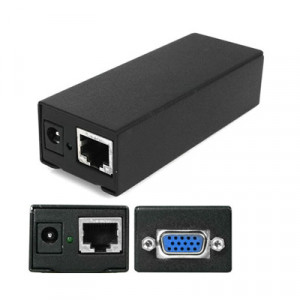 Black StarTech.com VGA Video Extender Remote Receiver Over Cat 5