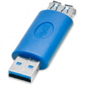 Blue Syba USB 3.0 Male to Female Plug Adapter