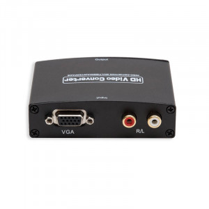 Syba SY-ADA31049 VGA DB15 + Stereo RCA High-Definition Video Audio to HDMI 1.3 Converter Box