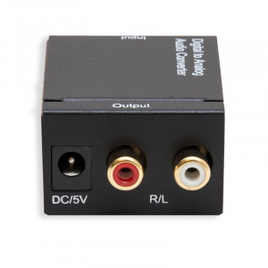 Syba SY-AUD60011 192kHz/24bit High-Definition Digital to RCA Analog Audio Converter
