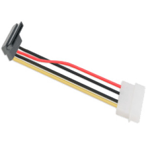 Syba 5-inch Molex 4-pin to 15-pin SATA HD Power Cable, Model: SY-CAB40046