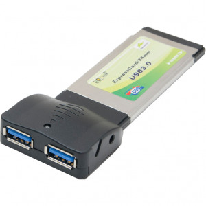Syba 2-port USB 3.0 Laptop ExpressCard /34mm Adapter