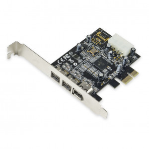 Syba Combo 2x 1394b + 1x 1394a Firewire PCI-e Controller Card