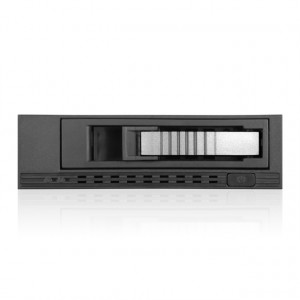 Silver Tray iStarUSA Aluminum 1x5.25-in Bay Audio SATA/SAS 6.0 Gb/s Mobile Rack T-7M1-SATA-SILVER, 1