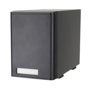 Black Silverstone Teratrend TowerStor Aluminum / SECC 4-bay 3.5in SATA USB3.0 and eSATA HDD RAID Storage Enclosure