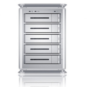 Sans Digital TowerSTOR TS5CT 5 Bay 3.5in SATA to USB2.0 / eSATA / Firewire 800 Hardware RAID 5 Enclosure.