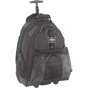 Black Targus Rolling Laptop Backpack, for 15.4-inch Notebooks, Model: TSB700.