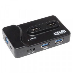 Black Tripp Lite USB 3.0 Charging Hub