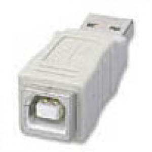 USB Adapter, A Male to B Female, USB-AM-BF, -cg