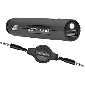 Scosche USB 12V Car Charger/Flashlight, Model: USBFL35R