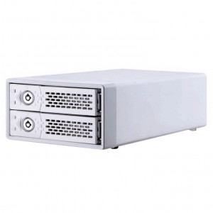 iStarUSA RaidAge USB2.0 / IEEE1394B Combo-to-SATA RAID Subsystem, 2x 3.5in Drive Bays, Hot-Swap, Mod